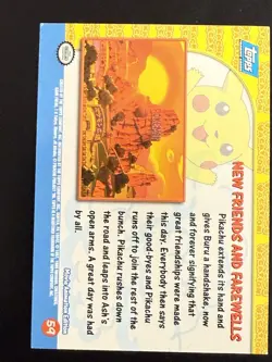 Pokemon TCG New Friends and Farewells Pokemon Topps Pikachu's Vacation 59 - Image 2