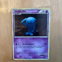 Wobbuffet 13/123 HOLO Swirl Pokemon HeartGold & SoulSilver Rare 2010 - Image 1