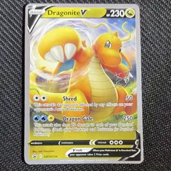 Pokemon Dragonite V SWSH154 World Championships 2023 Black Star Promo Foil EN - Image 1