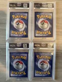 1999 Pokemon Movie Promo PSA 9 Mewtwo Dragonite Pikachu Electrabuzz Black Star - Image 2