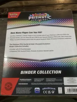 Pokemon Scarlet & Violet Prismatic Evolutions Binder Collection - Image 2