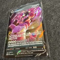 Pokemon TCG Drapion V SWSH Lost Origin 118/196 Ultra Rare Holo - Image 2