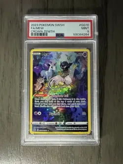 2023 POKEMON SWSH CROWN ZENITH FULL ART MEW #GG10 PSA 9 MINT - Image 1