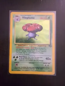 Pokemon TCG - Jungle Set WOTC - Vileplume 15/64 Holo Rare NM - Image 1