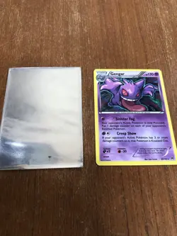 Rare Pokemon TCG Gengar Breakthrough 60/162 Holo Holo W/ Sleeve - Image 1