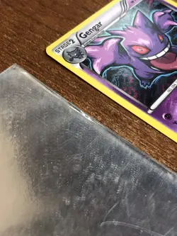 Rare Pokemon TCG Gengar Breakthrough 60/162 Holo Holo W/ Sleeve - Image 3
