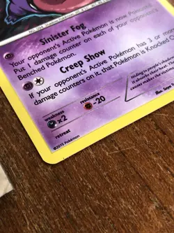 Rare Pokemon TCG Gengar Breakthrough 60/162 Holo Holo W/ Sleeve - Image 4