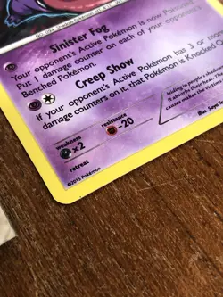 Rare Pokemon TCG Gengar Breakthrough 60/162 Holo Holo W/ Sleeve - Image 5