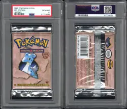 PSA 10 - 1999 WOTC Pokemon Fossil 1st Edition Lapras Pack GEM MINT! - Image 3