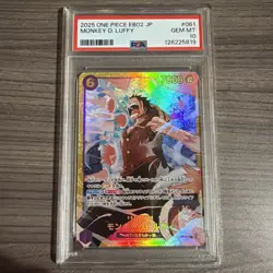 2024 One Piece Japanese EB02 Monkey D Luffy #061 PSA 10 - Image 1