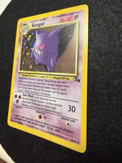Pokemon TCG Gengar Fossil Holo Card 5/62 Unlimited Rare LP+ - Image 3
