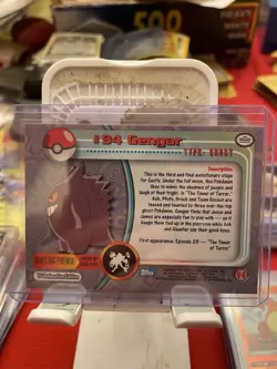 ENGLISH Gengar 94 TV Animation Topps Pokemon Card - Image 2