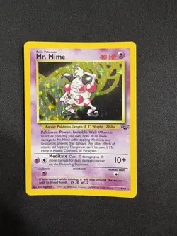 Pokemon Fossil Holo Card Lot Ditto Electrode Kabutops Mr Mime Vintage 1999 - Image 4