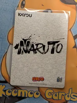 Sasuke Uchiha NRSA01-PU-005L4 Stamped Naruto Kayou Card Heavens Scroll (NM) - Image 2