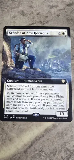Scholar of New Horizons (Extended Art) Commander: the Brothers' War Regular MTG - Image 1