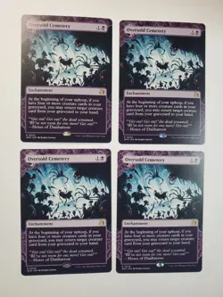 4x Oversold Cemetery - WoE Enchanting Tales - Near Mint - MTG - Image 1