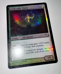 Magic The Gathering, Seedcradle Witch Shadowmoor Foil. MP-LP - Image 2