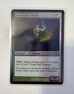 Magic The Gathering, Seedcradle Witch Shadowmoor Foil. MP-LP - Image 4