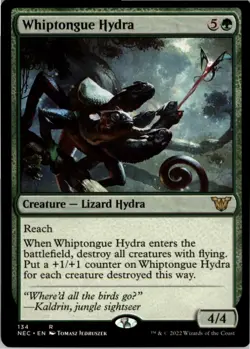 Whiptongue Hydra R Commander: Kamigawa: Neon Dynasty 134 NM MTG x1 - Image 1
