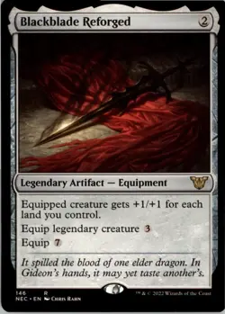 Blackblade Reforged R Commander: Zendikar Rising 107 NM MTG x1 - Image 1