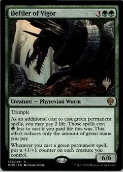 Defiler of Vigor R Promo Pack: Dominaria United 160 NM MTG x1 - Image 1