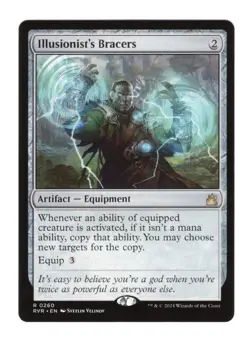 MTG Illusionist's Bracers NM-Mint Ravnica Remastered - Image 1