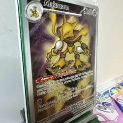 Sealed Alakazam FA 009 Pokemon TCG Black Star Promo Mega Evolution Full Art NM - Image 2