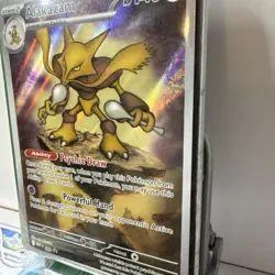 Sealed Alakazam FA 009 Pokemon TCG Black Star Promo Mega Evolution Full Art NM - Image 3