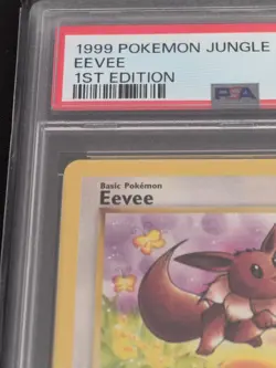 1999 Pokemon Jungle Eevee 1st Edition #51/64 PSA 7 NM WOTC Vintage TCG POP #5 - Image 5