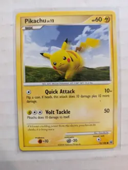 Pikachu 70/100 Regular Majestic Dawn Diamond & Pearl Common Pokemon TCG NM - Image 1