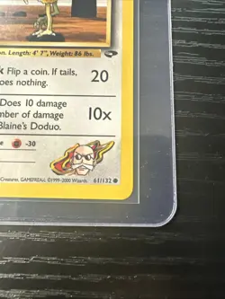 Blaine’s Doduo 1st Edition Gym Challenge 61/132 WOTC Vintage Pokemon - Image 5