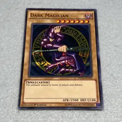 Yugioh Dark Magician DUSA 1st Edition Ultra Rare Original Art Card NM - Image 1