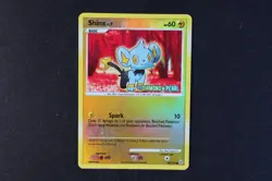 Shinx 98/130 Reverse Holo Stamped Shiny Pokemon Card Diamond & Pearl Light Play - Image 1