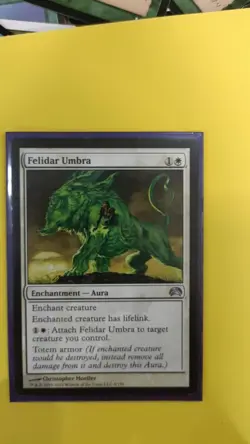 Magic the Gathering card 2012 Felidar Umbra Planechase - Image 1