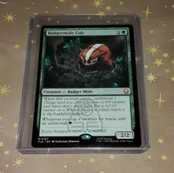 Avatar: The Last Airbender Badgermole Cub Creature Card 0167 Green MTG 2025 - Image 1