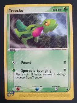 Treecko 016 - Black Star Promo - Pokemon Ereader Card - Excellent Condition - Image 1