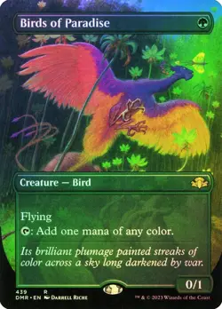 Birds of Paradise Foil Borderless Dominaria Remastered NM MTG - Image 1