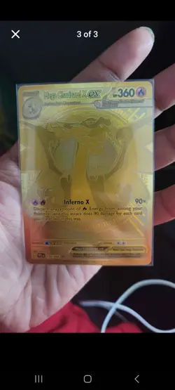 2025 POKEMON PHANTASMAL FLAMES PFL EN #130/094 MEGA CHARIZARD X EX HYPER RARE - Image 2