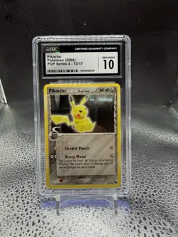 Pokemon 2007 Pikachu 13/17 Delta Species POP series 5 Cgc 10 - Image 1
