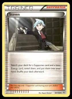 Pokemon TCG Steven Steven Uncommon Regular - Image 1