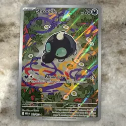 Shroodle 149/132 – Full Art Illustration Rare Holo – Pokemon TCG – NM Near Mint - Image 1