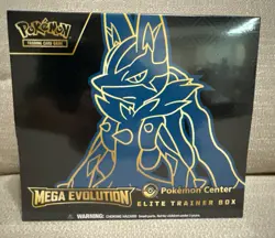 Pokemon Center ETB Mega Evolution Lucario Elite Trainer Box - Image 1