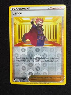 Lance 159/195 Reverse Holo Uncommon LP - Pokemon TCG Sw&Sh Silver Tempest SIT - Image 1