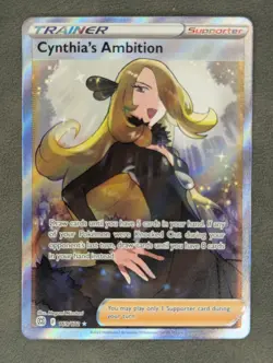 Cynthia's Ambition 169/172 Pokemon TCG Ultra Rare SWSH09: Brilliant Stars NM - Image 1