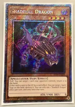 Shaddoll Dragon 1st Edition Platinum Secret Rare RA04-EN228 Yu-Gi-Oh! - Image 1