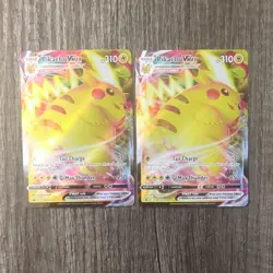 Pokemon Card Game Pikachu VMAX SWSH286 Promo Foil x2 English - Image 1