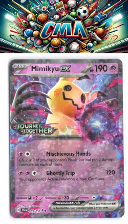 Miscellaneous Cards & Products #069/159 Mimikyu ex (Journey Together Stamped) - Image 1