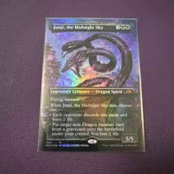 Junji, the Midnight Sky (Borderless) -Foil Near Mint MTG Kamigawa: Neon Dynasty - Image 1