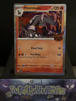 Pokemon Card Houndoom 034/198 Trick or Trade 2023 S&V Base Near Mint - Image 1