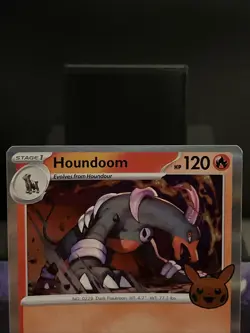 Pokemon Card Houndoom 034/198 Trick or Trade 2023 S&V Base Near Mint - Image 3